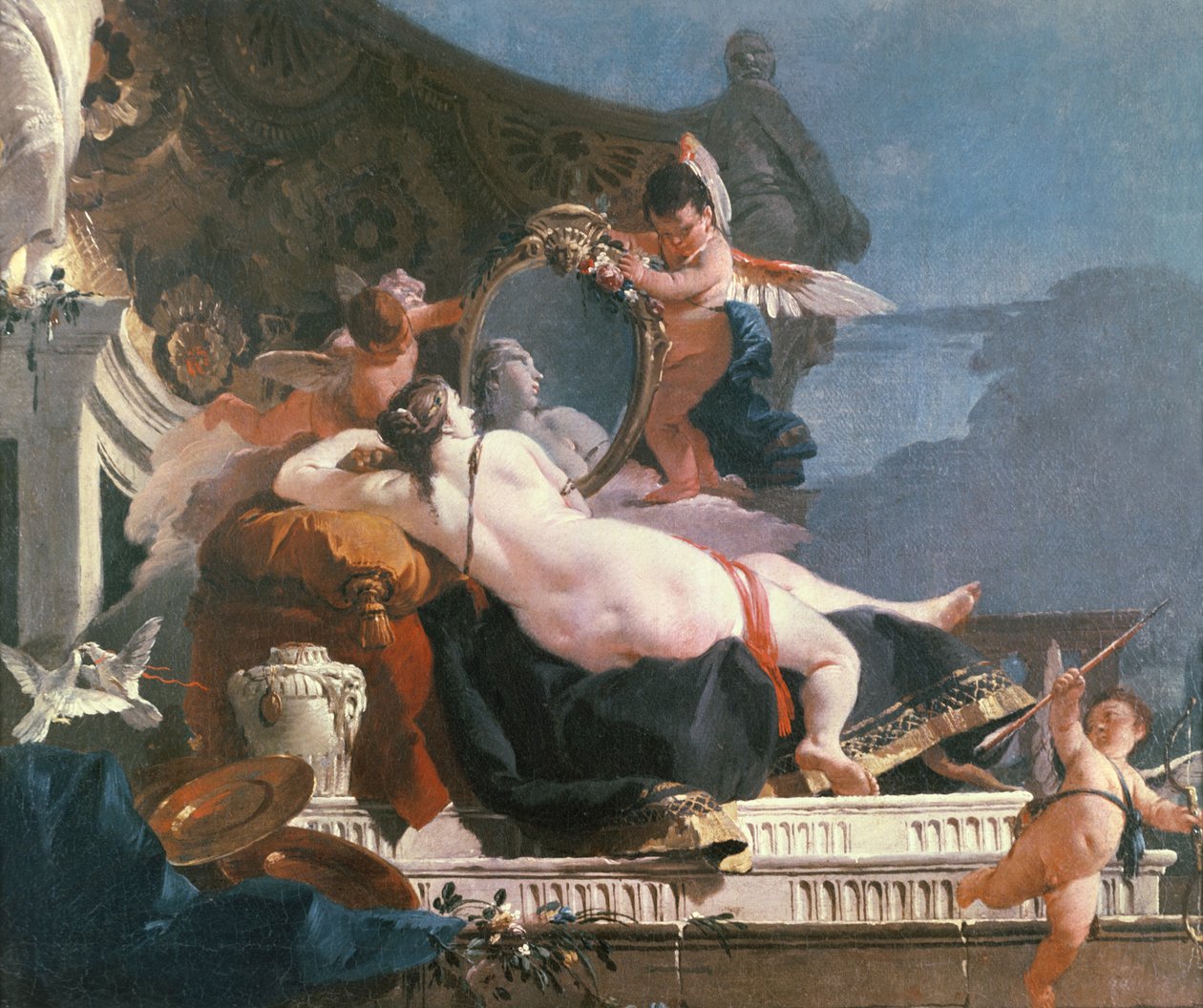 Vénus avec un miroir - Giovanni-Battista Tiepolo