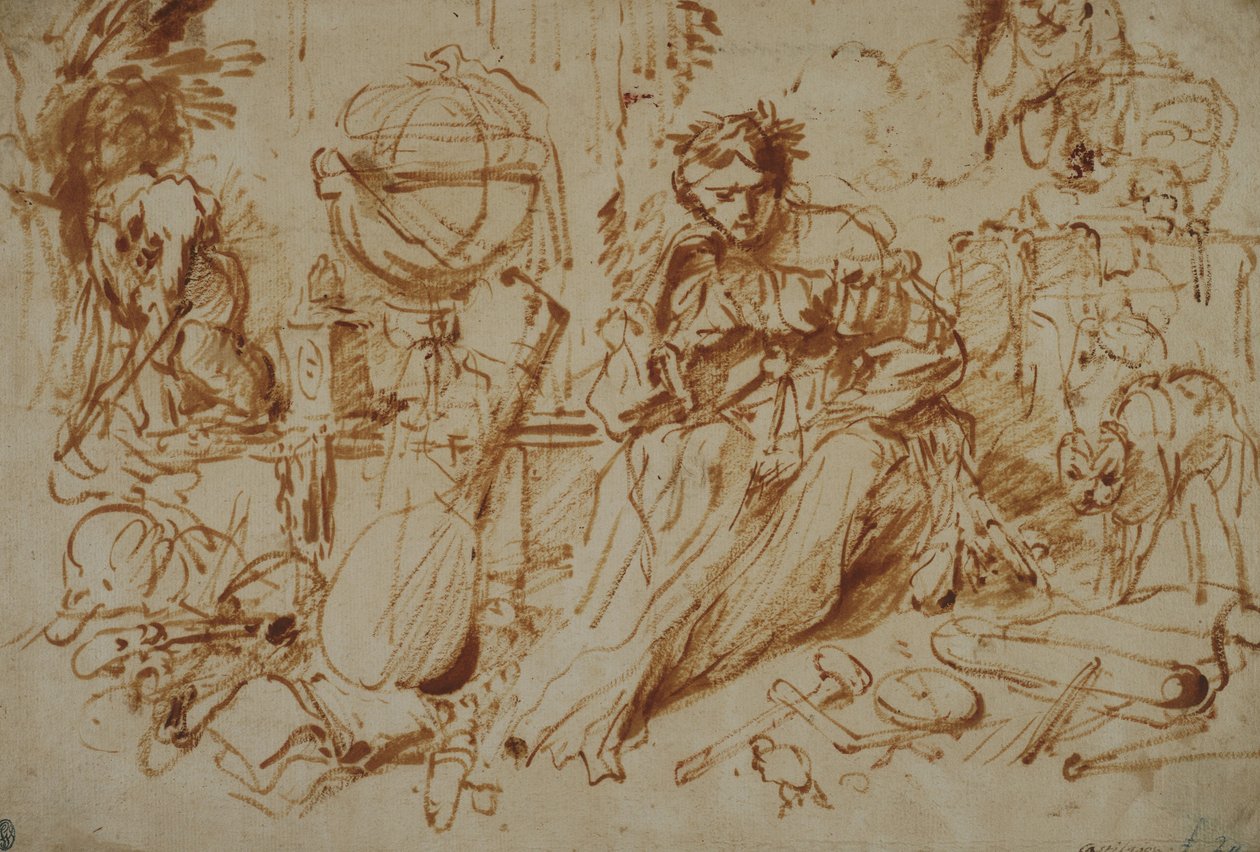 Mélancolie - Giovanni Benedetto Castiglione
