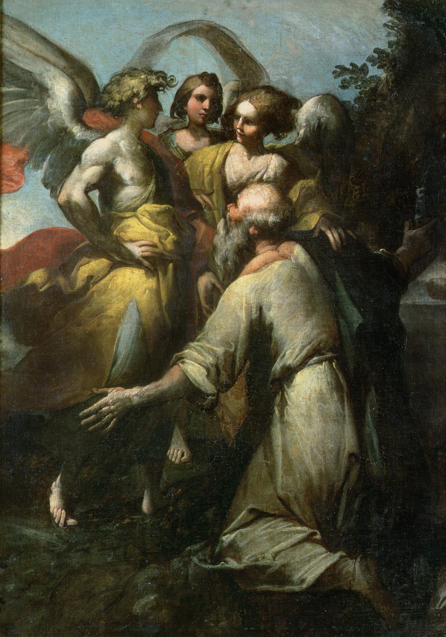 Abraham et les trois anges - Giovanni Donducci