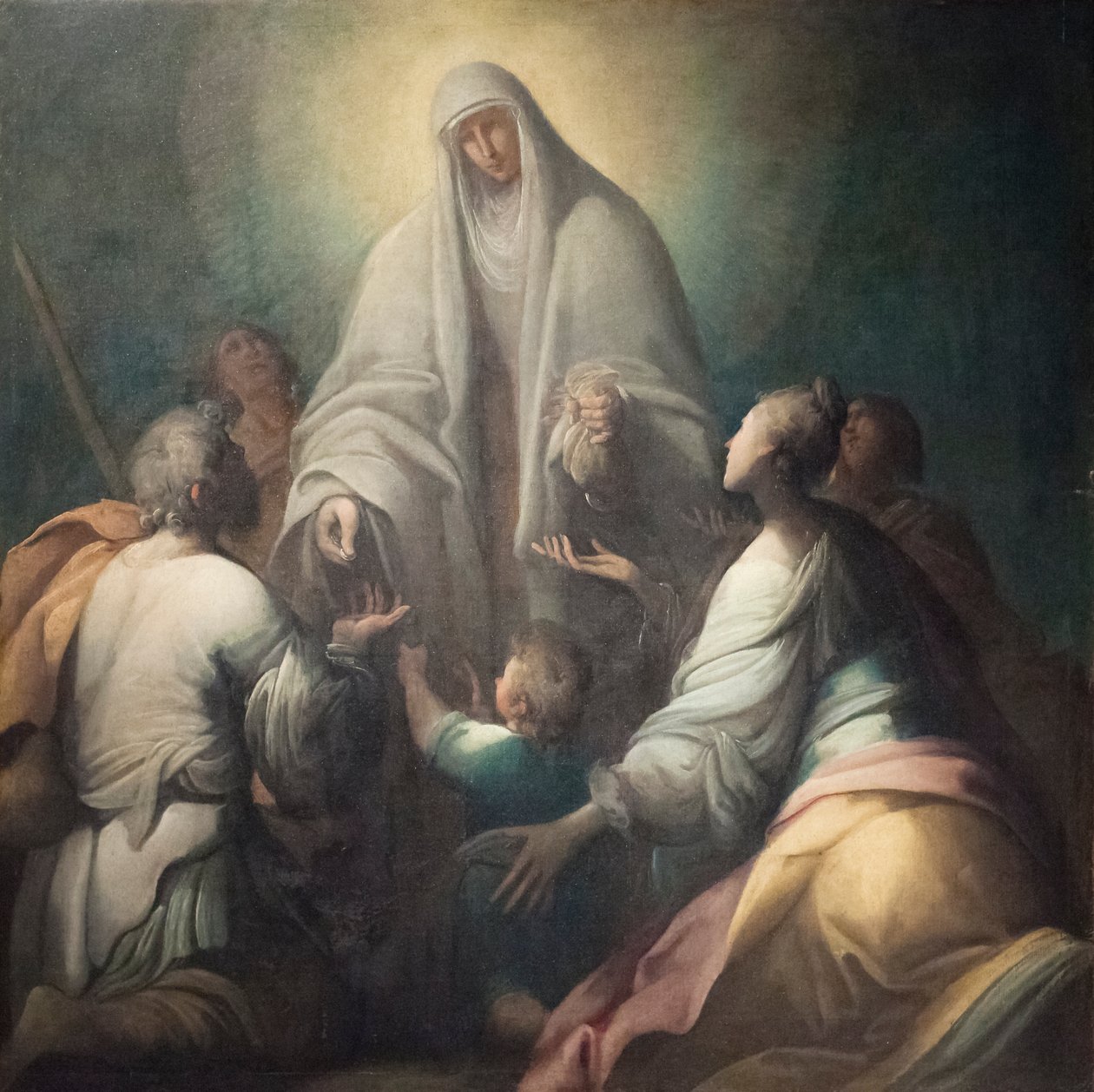 Madone distribuant des aumônes - Giovanni (1575-1655) Donducci
