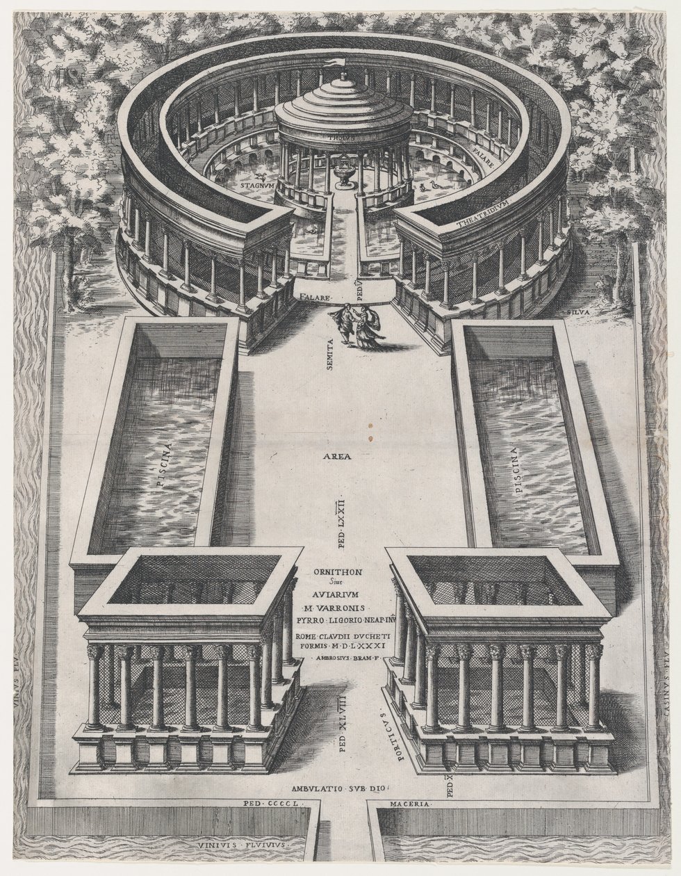 Speculum Romanae Magnificentiae: Ornithon Sive Aviarum, 1581 - Giovanni Ambrogio Brambilla