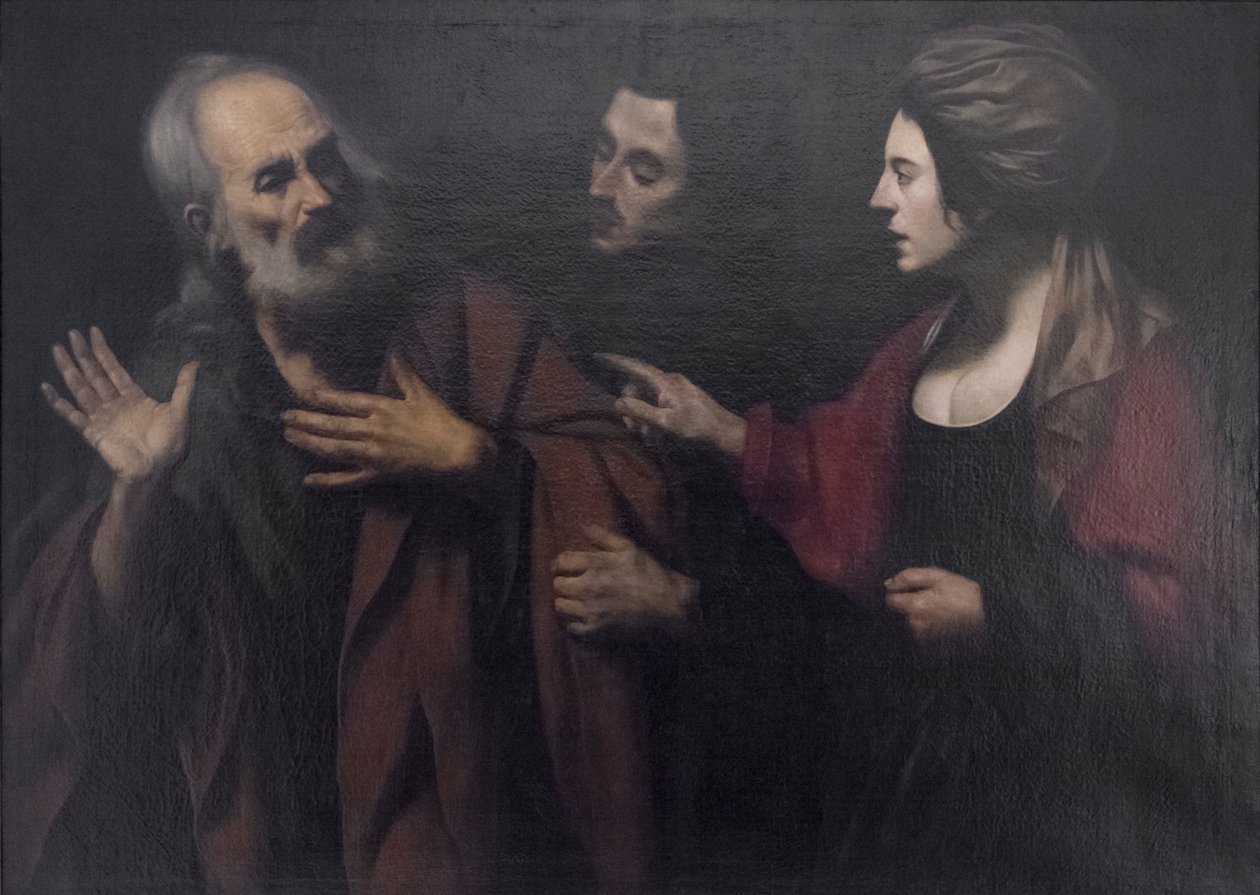 Le reniement de Saint Pierre - Giovanni Antonio Galli