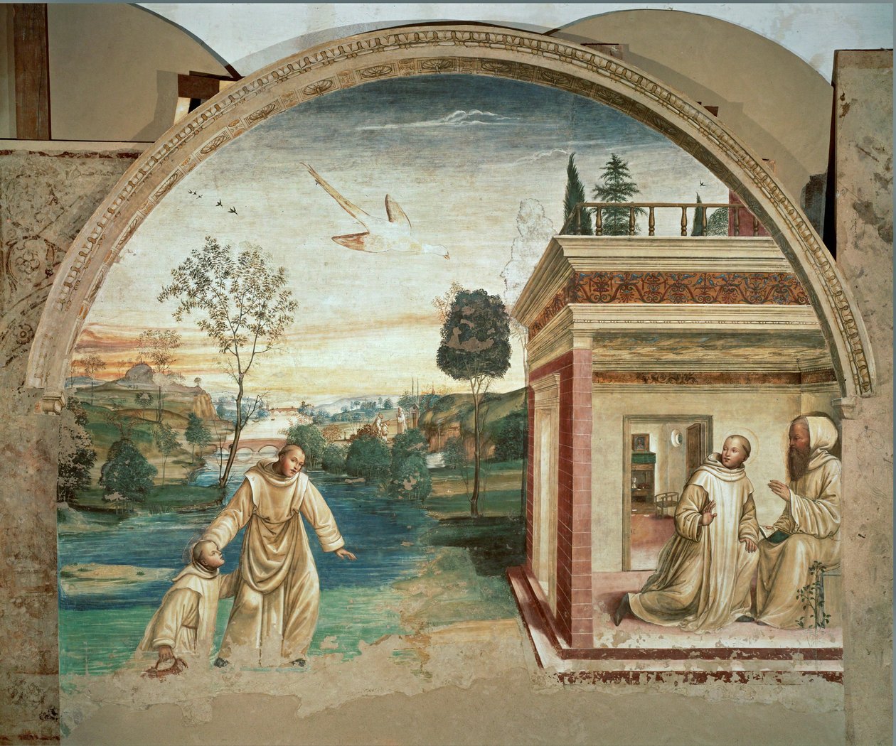 En 1497, Signorelli commence à peindre la Vita de Saint ... - Giovanni Antonio Bazzi Sodoma