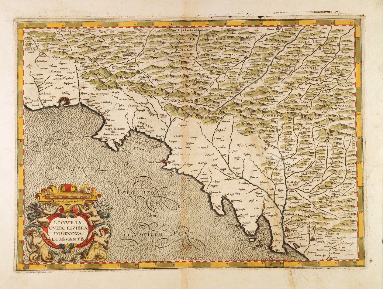 Région de la Ligurie orientale, de l