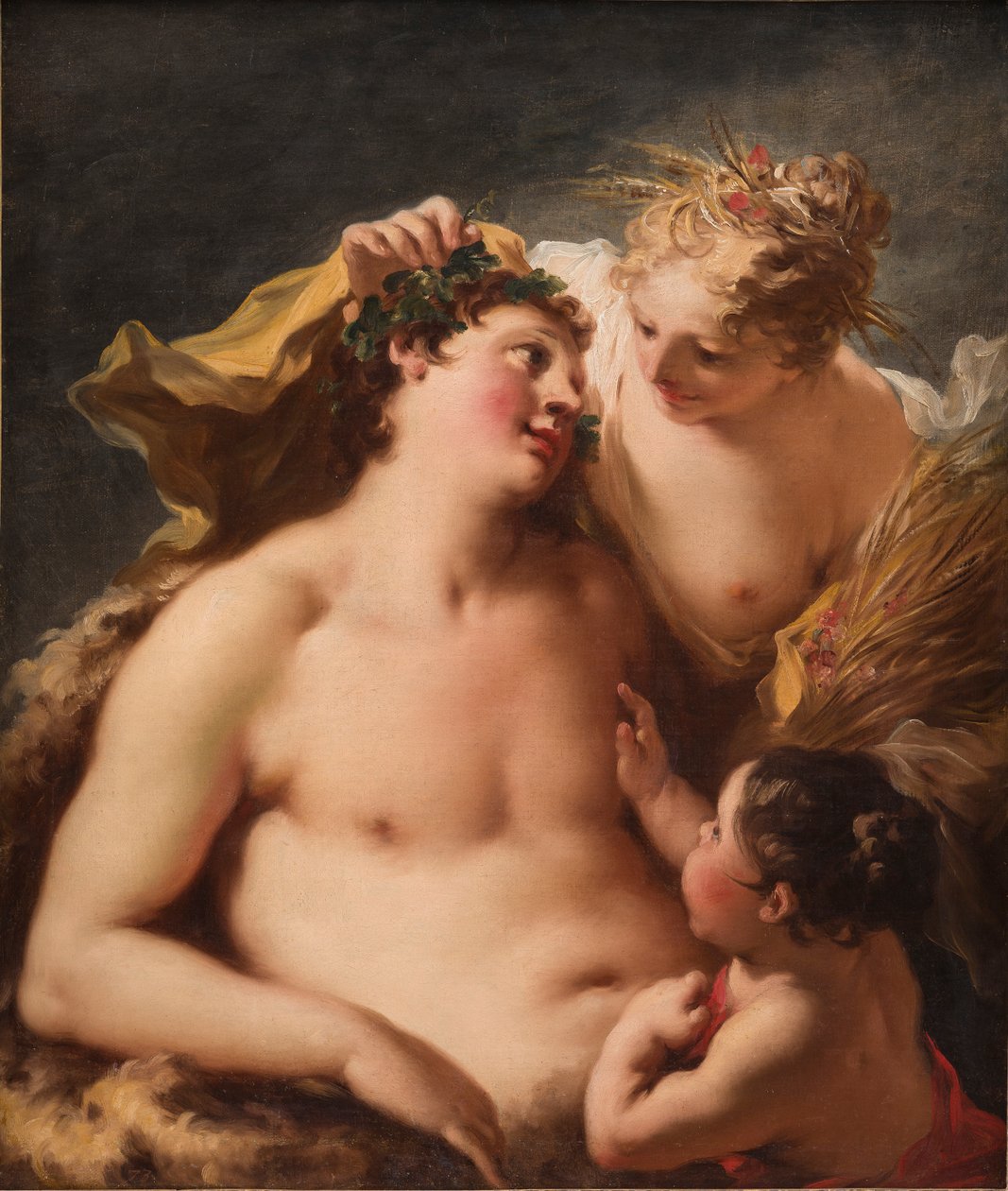 Cérès, Bacchus et Cupidon - Giovanni Antonio Pellegrini