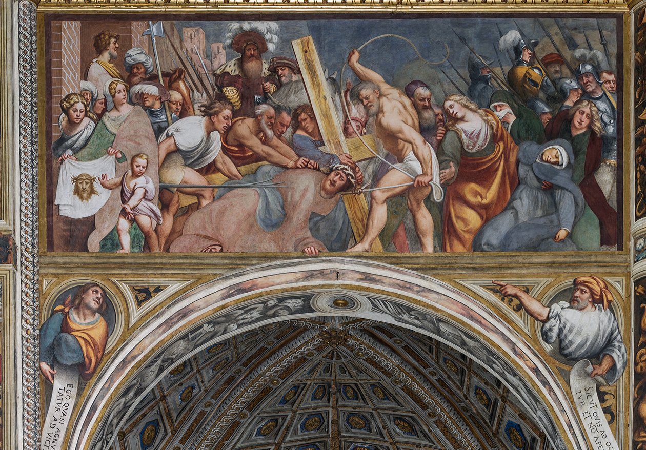 Jésus tombant sous la Croix - Giovanni Antonio Pordenone