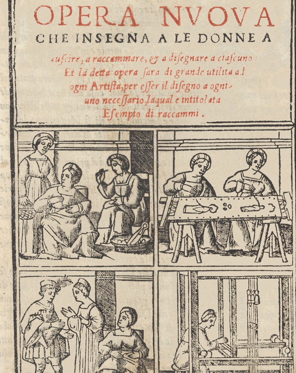Essempio di recammi - Giovanni Antonio Tagliente