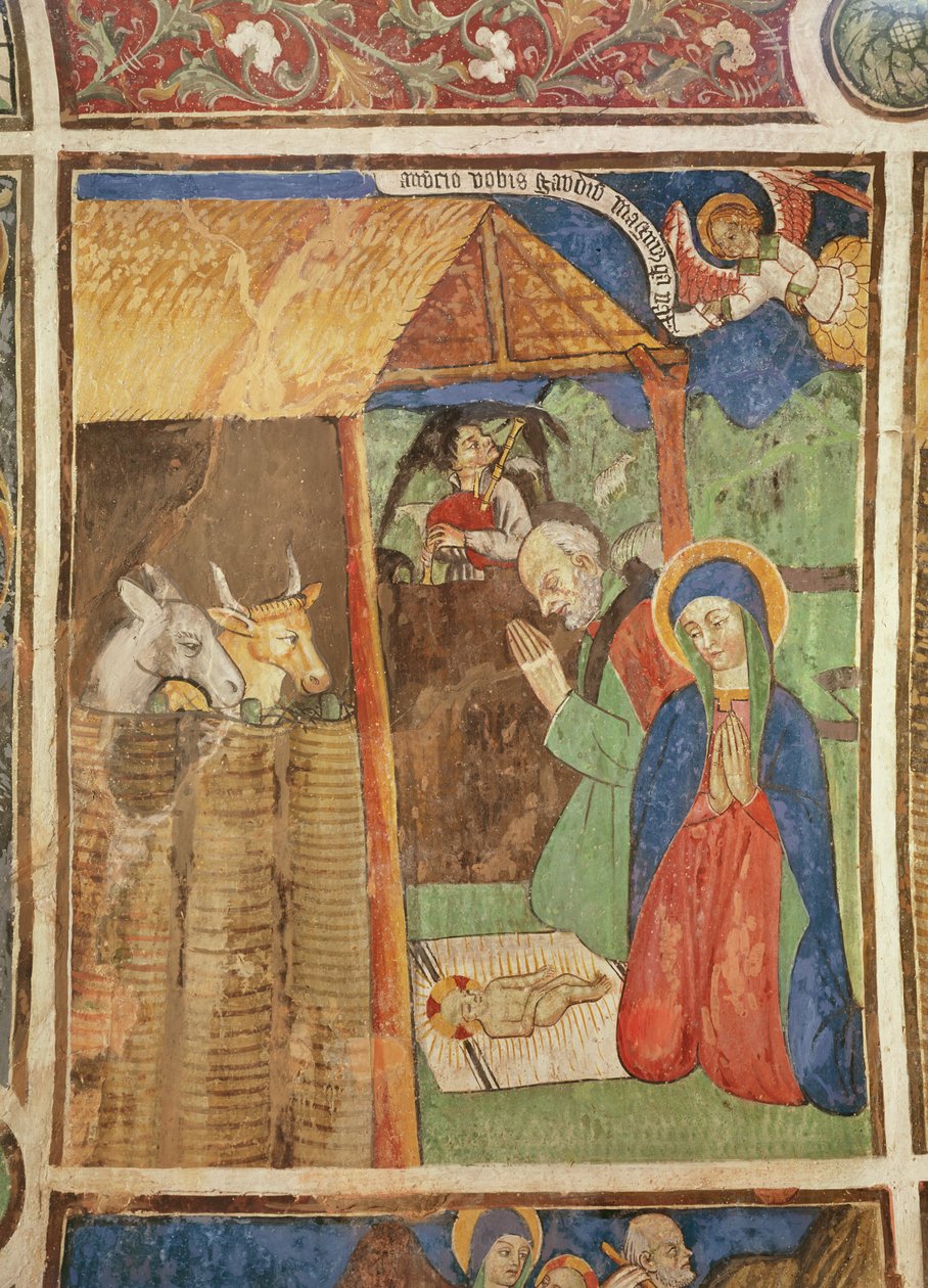 La Nativité, c.1480 (fresque) - Giovanni Baleison