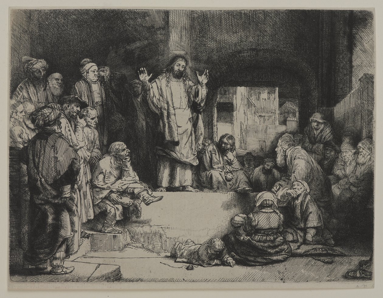 Christ prêchant (La Petite tombe), c.1652 - Giovanni Battista Tiepolo