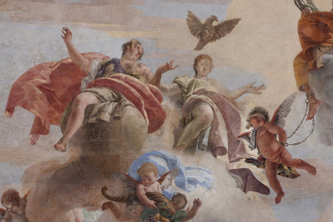 La chute des démons, Histoires de Scipion, détail - Giovanni Battista (1696-1770) Tiepolo