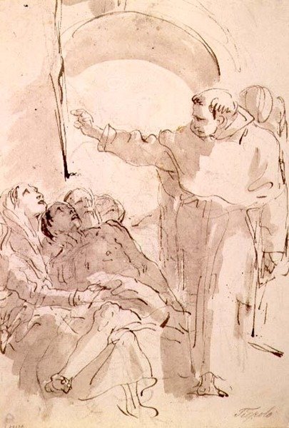Le miracle de Saint Antoine de Padoue, c.1760 - Giovanni Battista Tiepolo