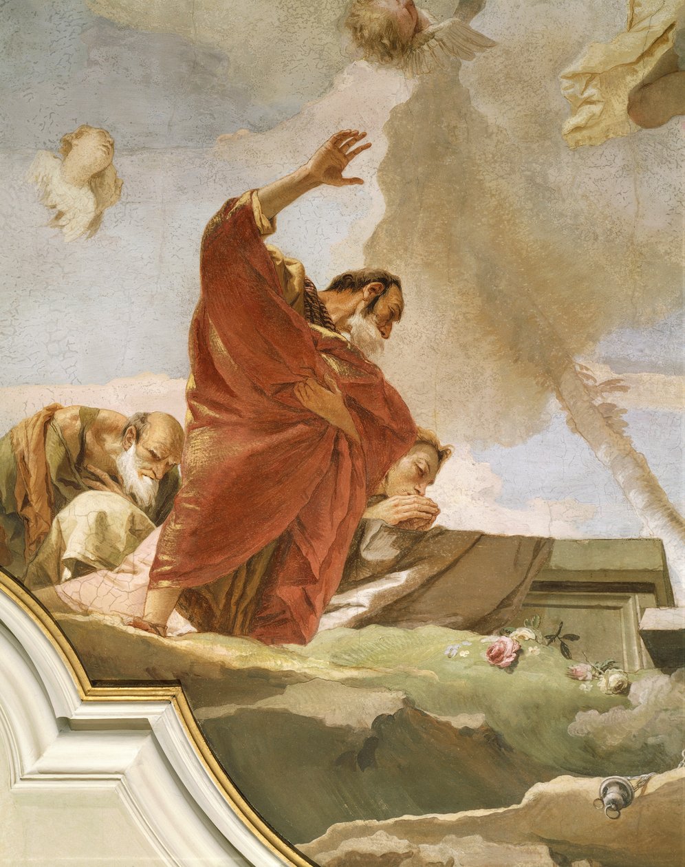 Assomption, fresque, (détail), oratoire de la Pureté, Udine - Giovanni Battista Tiepolo