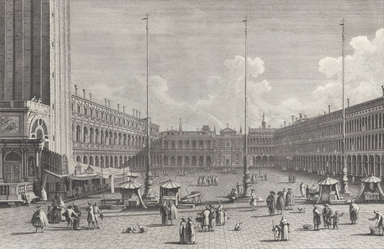 Vue de la Piazza San Marco, avec l