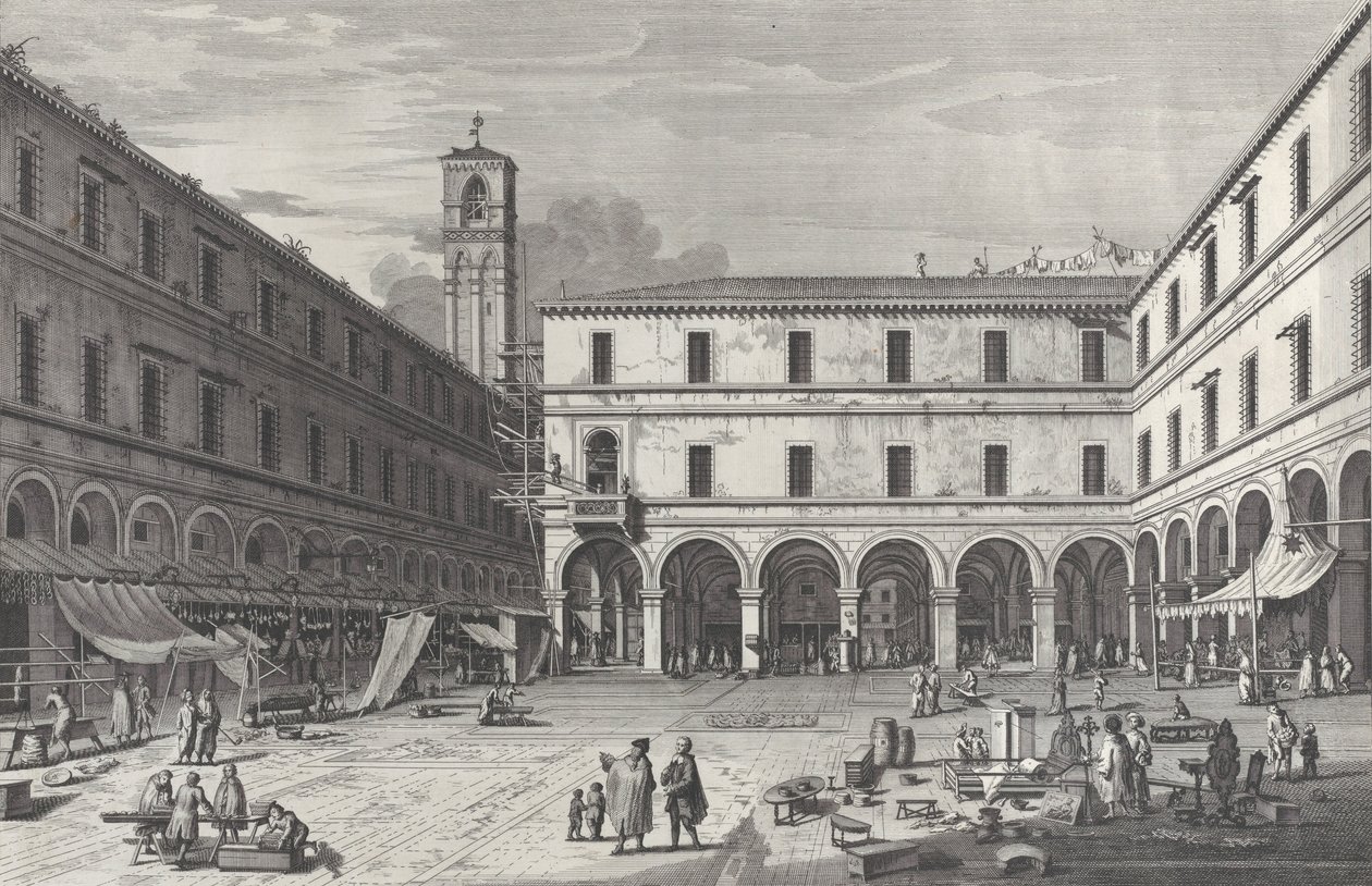 Vue de la place du marché près de l