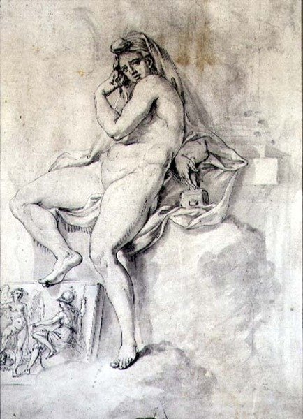 Personnification féminine de la sculpture, c.1770 - Giovanni Battista Cipriani