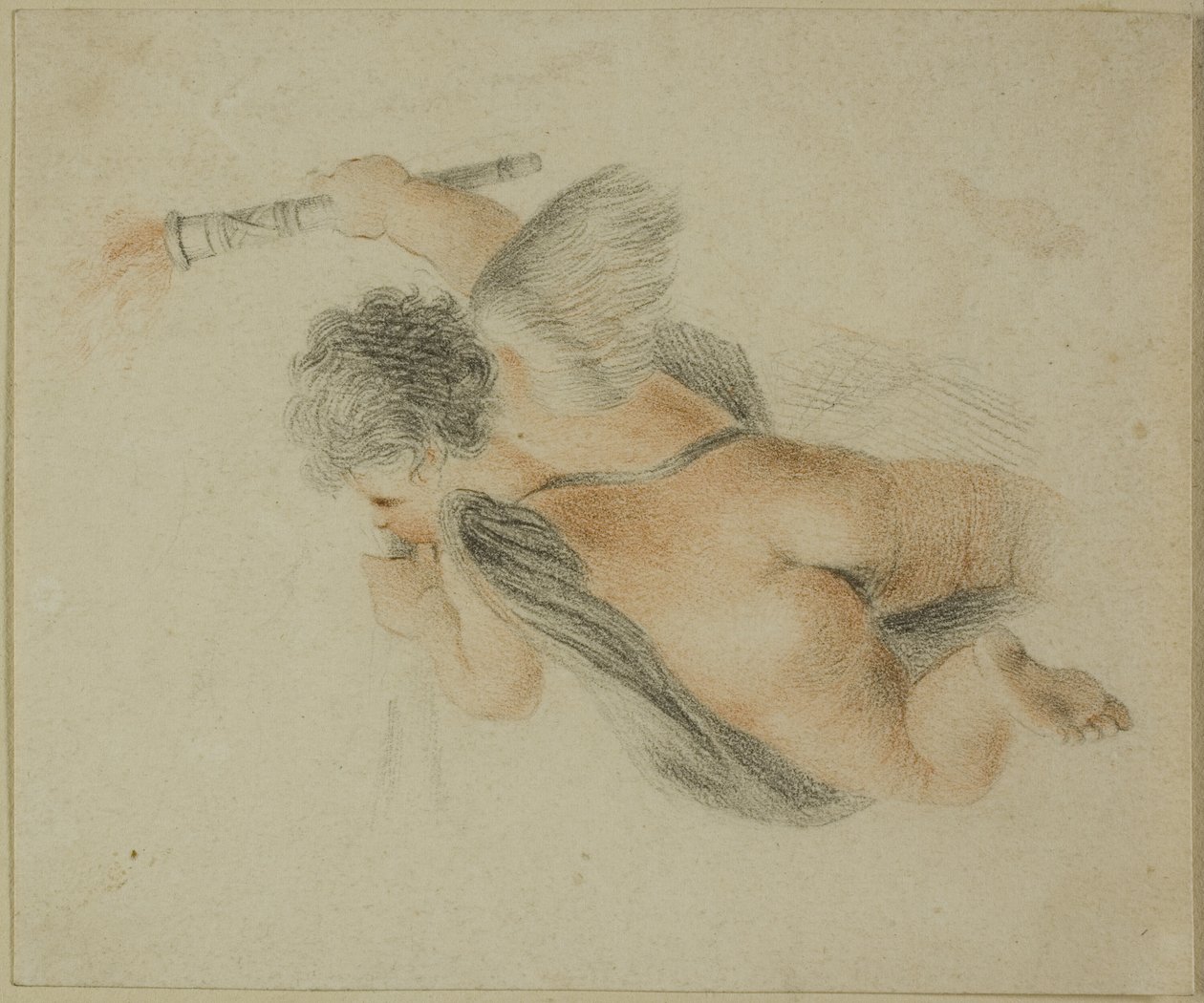 Putto avec torche - Giovanni Battista Cipriani