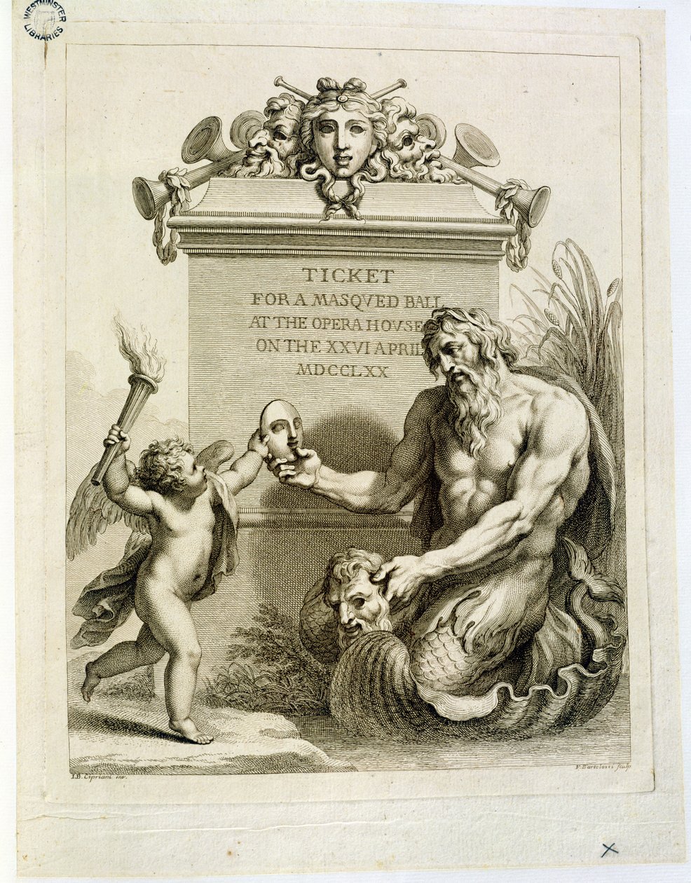 Billet pour un bal masqué à l