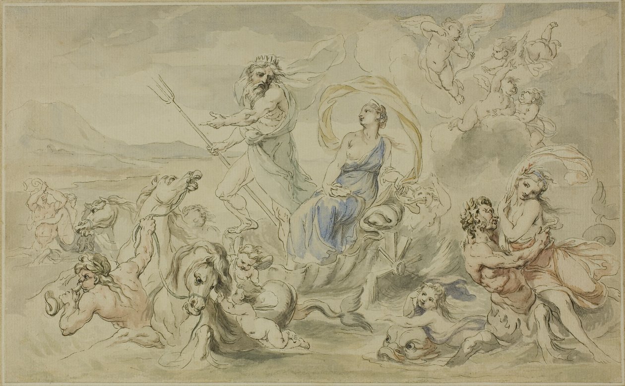 Triomphe de Neptune - Giovanni Battista Cipriani