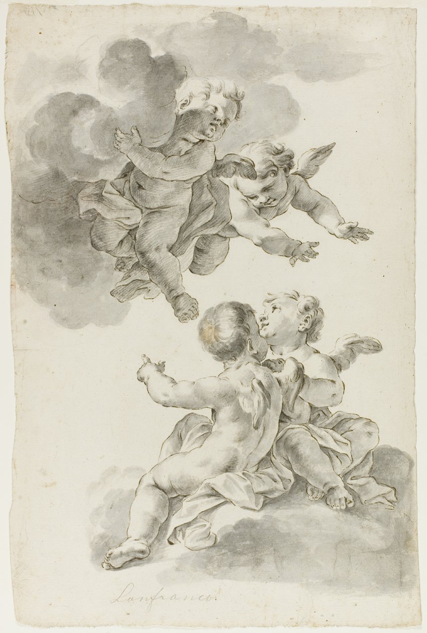 Quatre putti - Giovanni Battista Gaulli