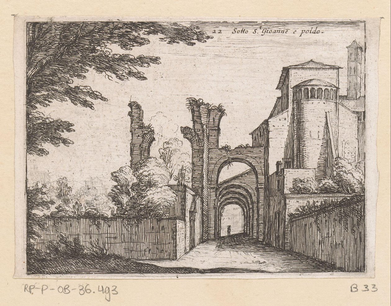 Clivus Scauri et les Saints Jean et Paul - Giovanni Battista Mercati