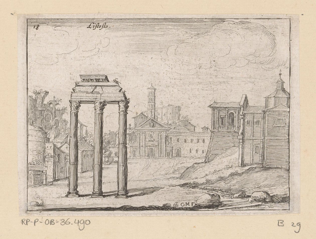 Vue du Forum Romain à Rome
Listesso (titre sur l