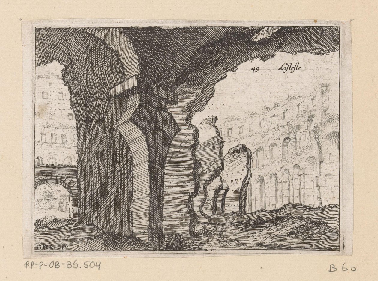 Ruines du Colisée à Rome - Giovanni Battista Mercati