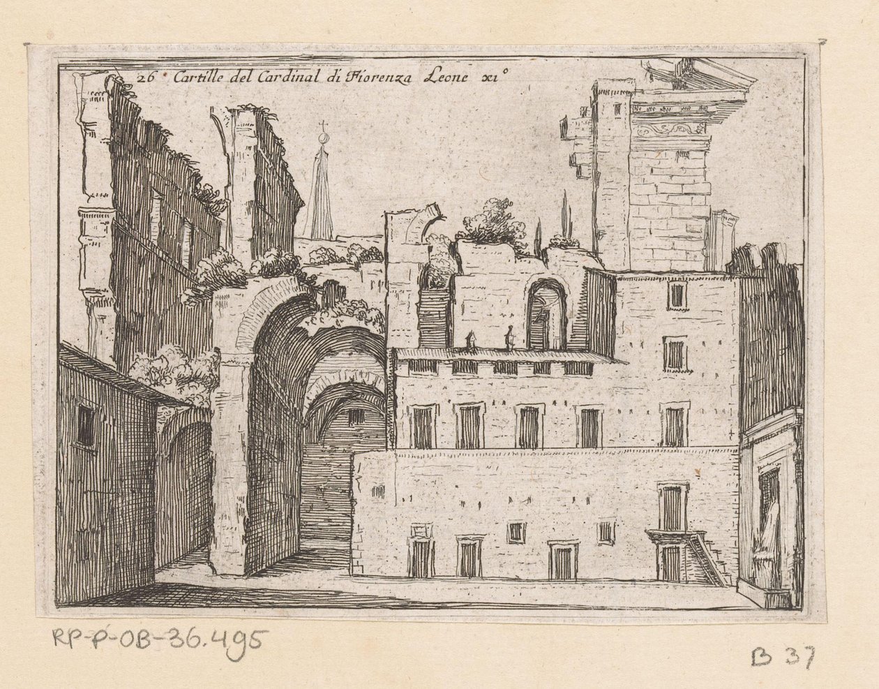Restes du Sérapéum à Rome - Giovanni Battista Mercati