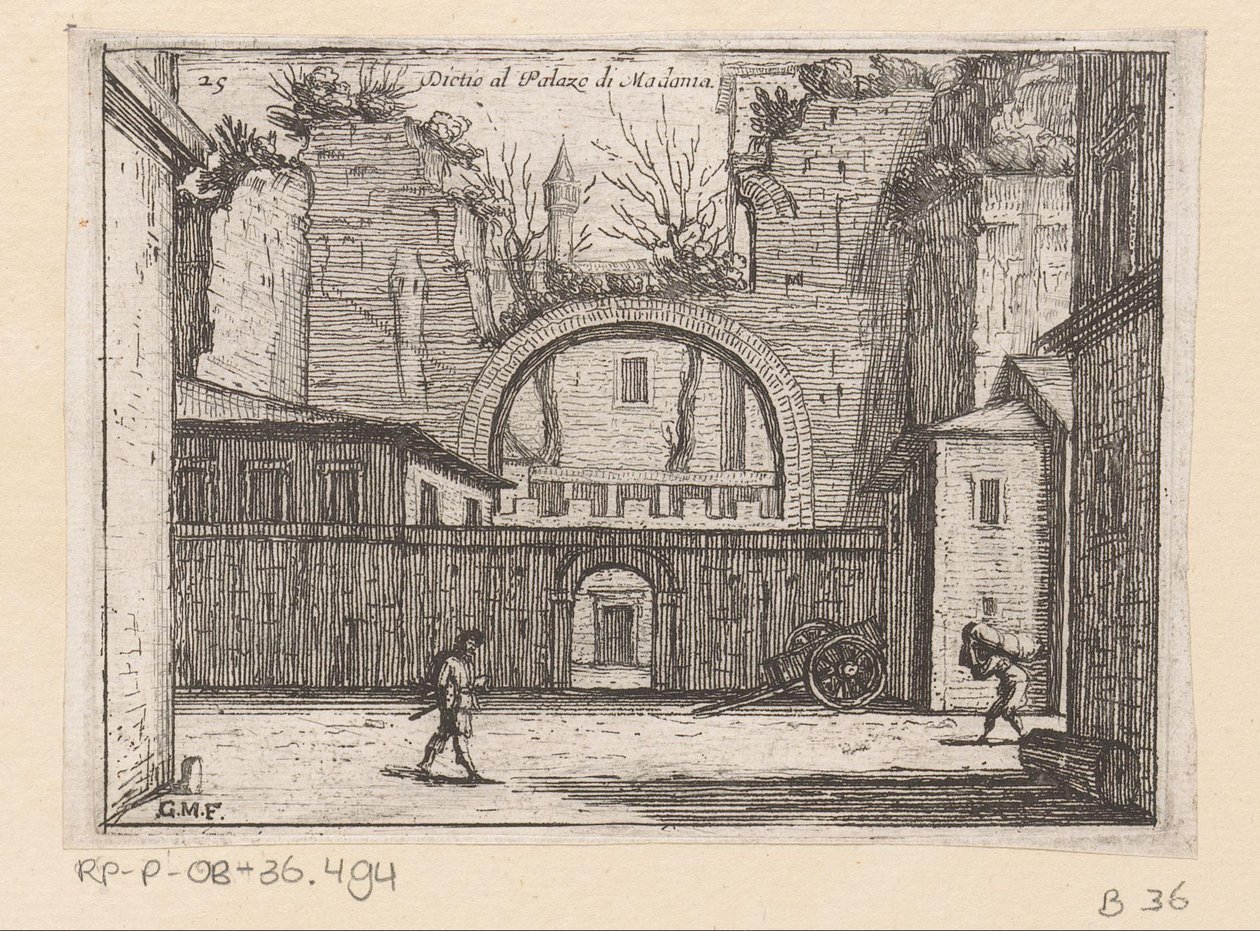 Ruines à Rome - Giovanni Battista Mercati