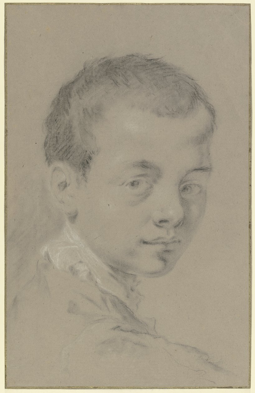Tête de garçon, vue de trois quarts - Giovanni Battista Piazzetta