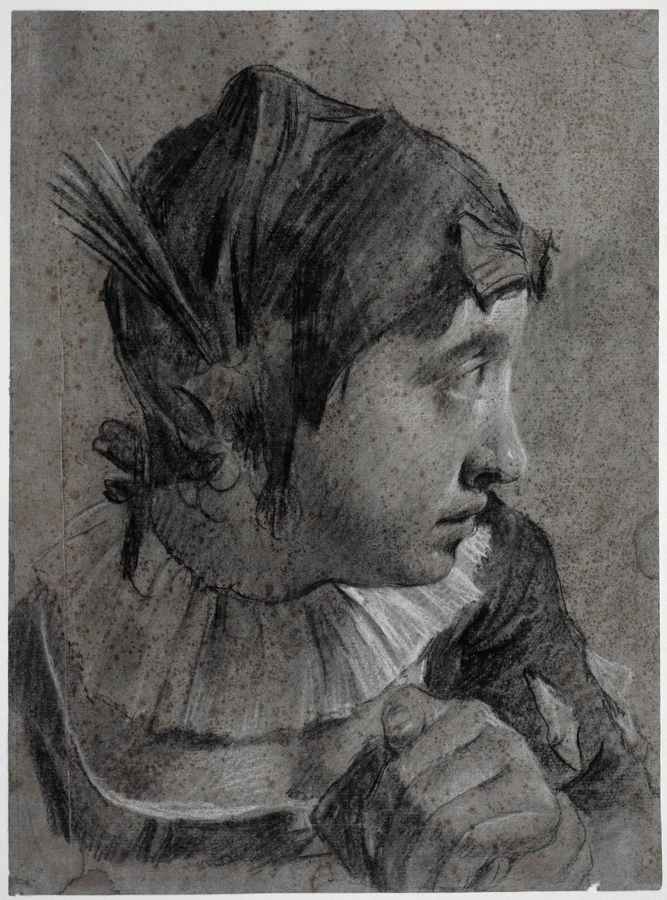 Tête d’une jeune fille (Barbara Piazzetta ?) - Giovanni Battista Piazzetta