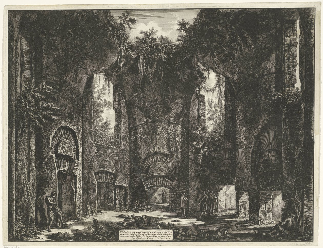 Académie dans la Villa Adriana à Tivoli - Giovanni Battista Piranesi
