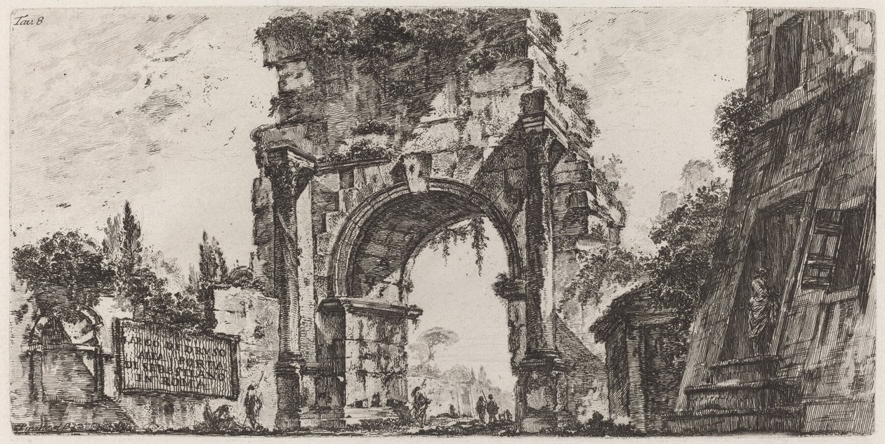 Arco di Druso - Giovanni Battista Piranesi