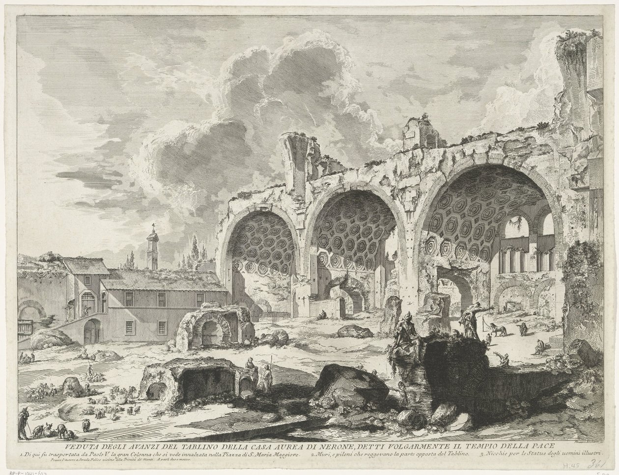 Basilique de Maxence à Rome - Giovanni Battista Piranesi