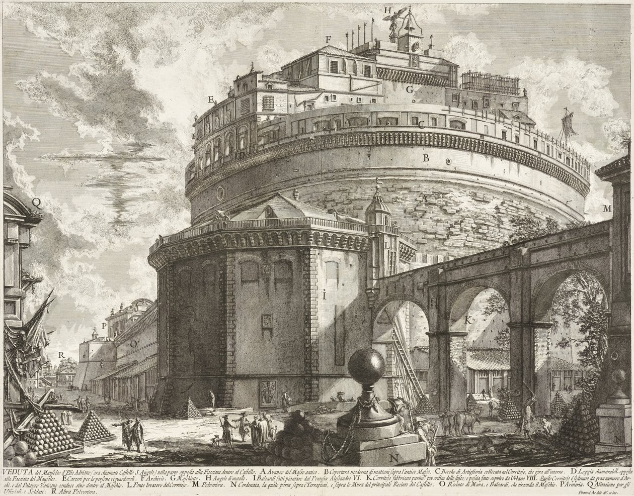 Vue du mausolée d