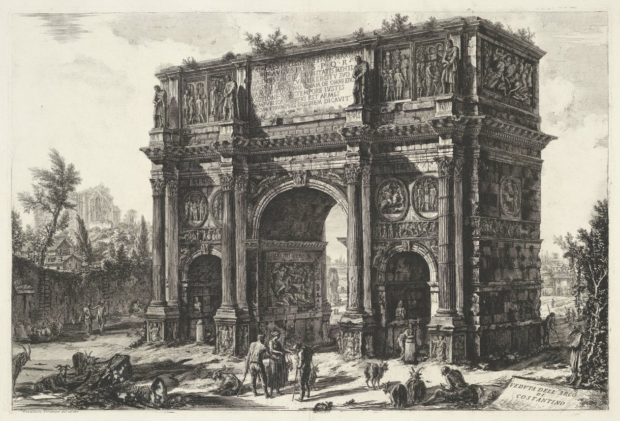 Arc de Constantin à Rome - Giovanni Battista Piranesi