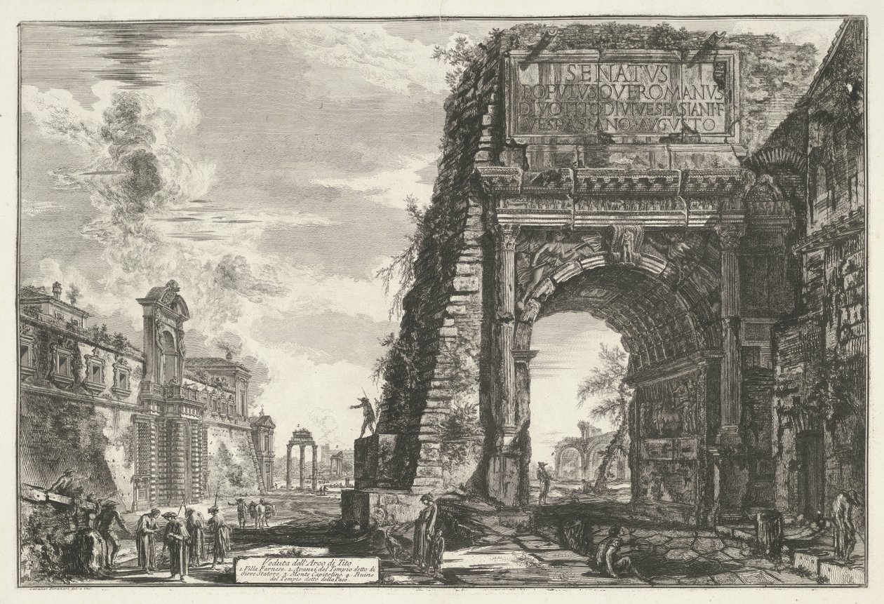 Arc de Titus à Rome - Giovanni Battista Piranesi