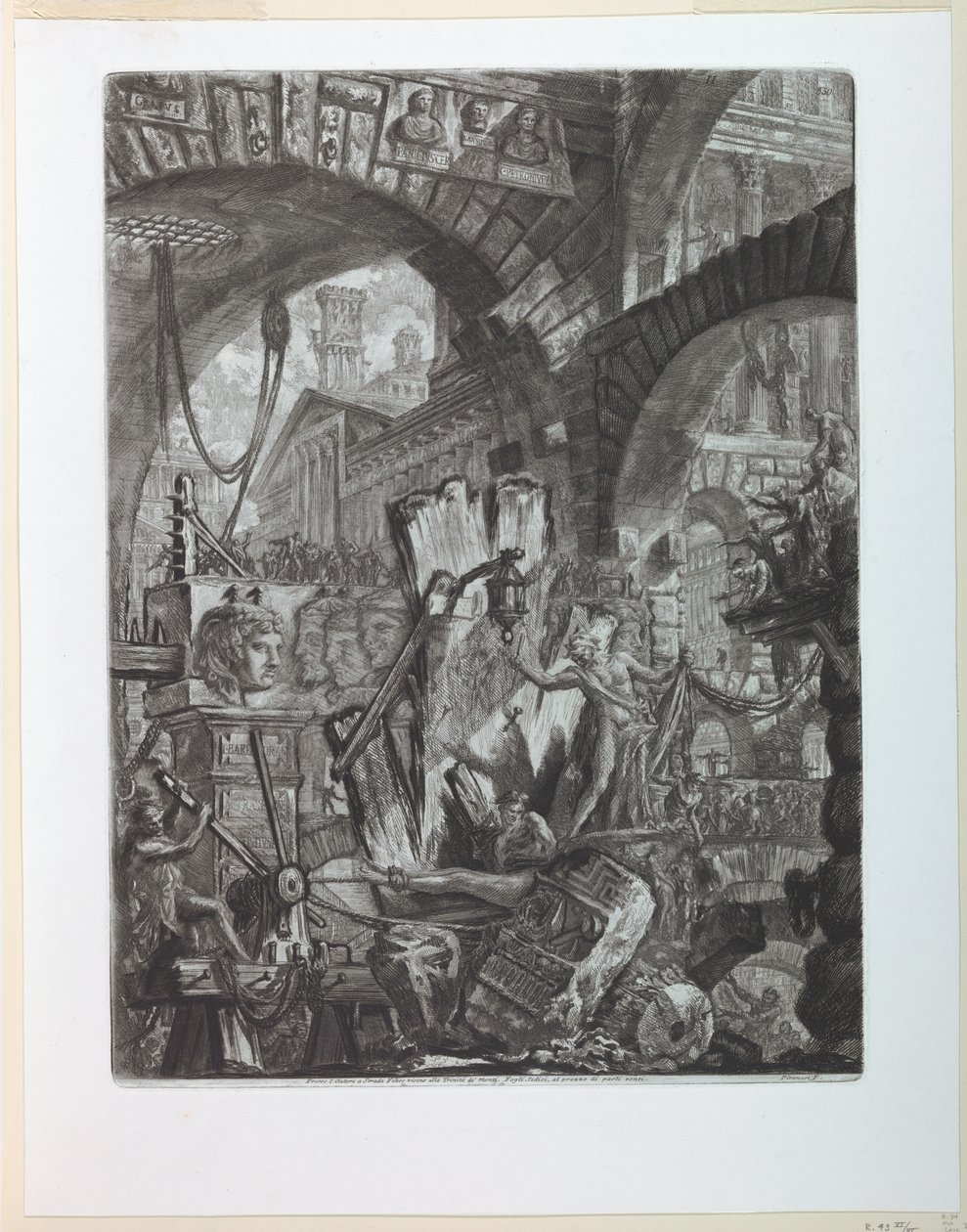 Série Carceri, planche II - Giovanni Battista Piranesi