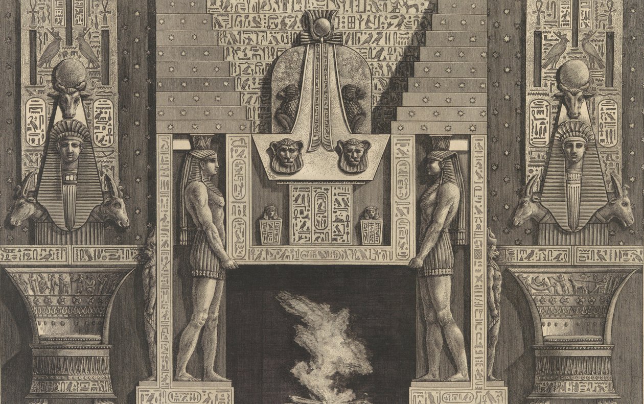 Cheminée de style égyptien - Giovanni-Battista Piranesi