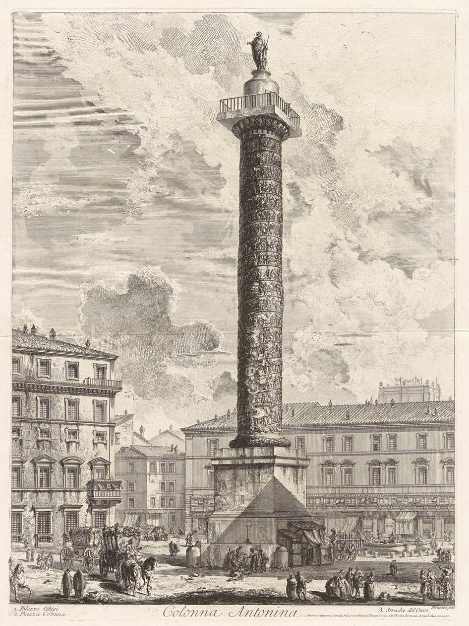 Colonne Antonine, de Vedute di Roma - Giovanni Battista Piranesi