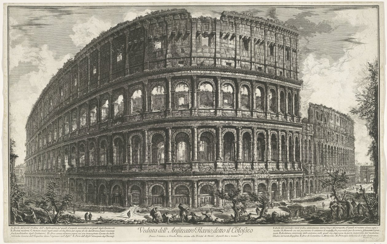 Colisée à Rome - Giovanni Battista Piranesi