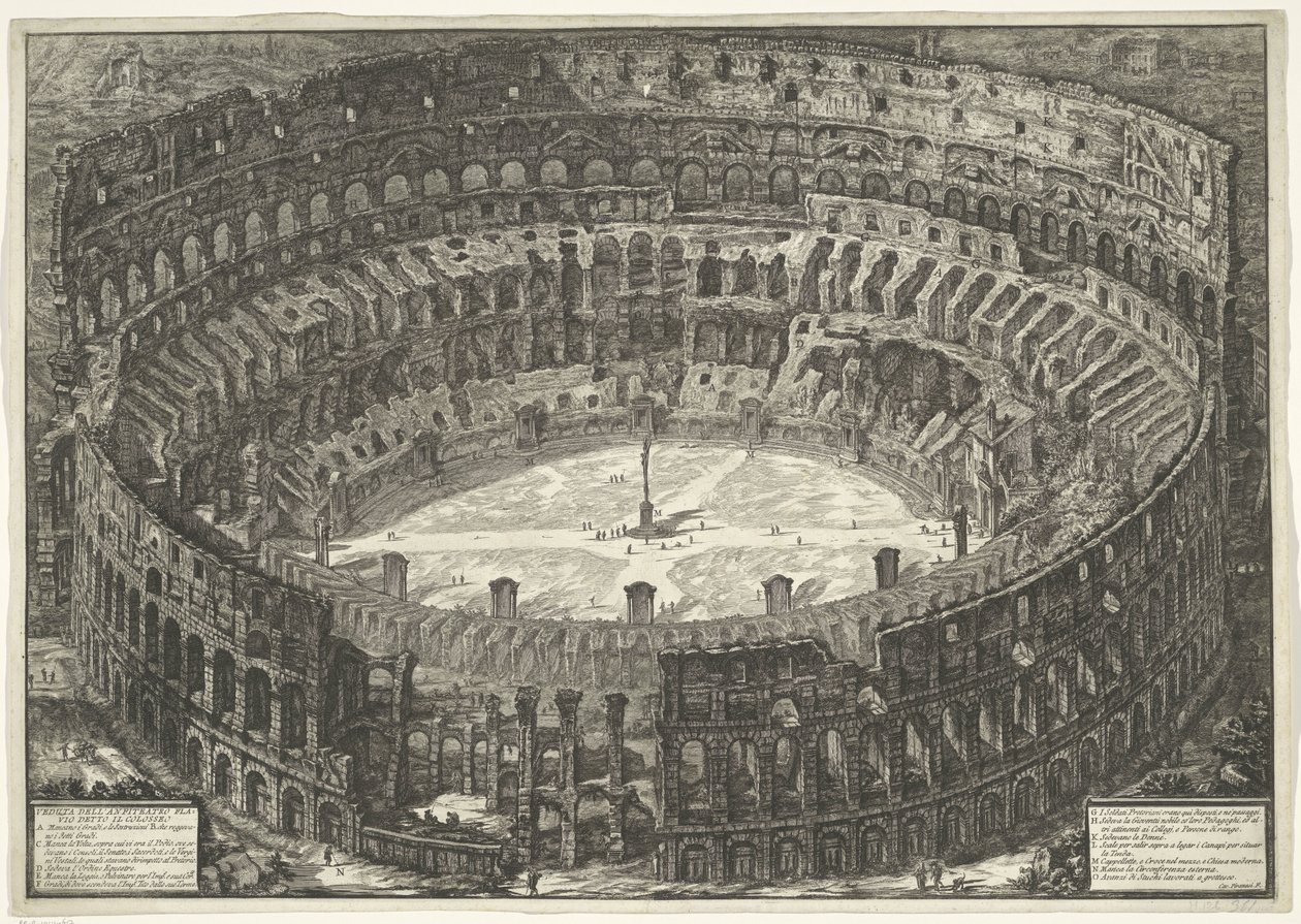 Colisée à Rome - Giovanni Battista Piranesi