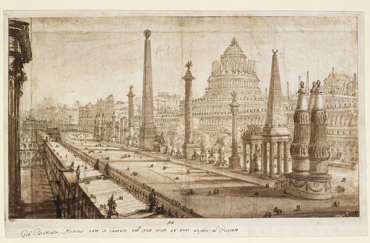 Reconstruction idéale du Circus Maximus - Giovanni Battista Piranesi