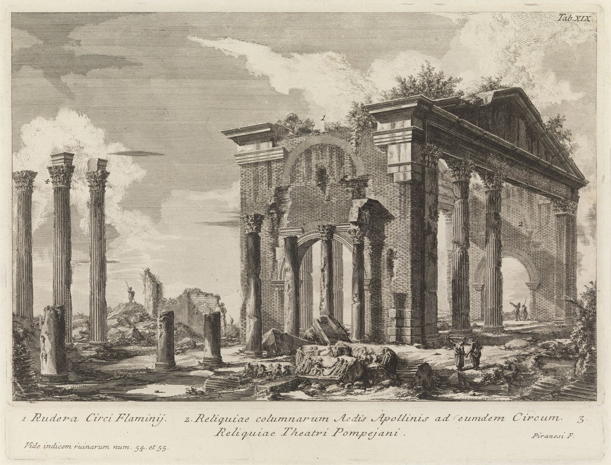 Ruines du portique d