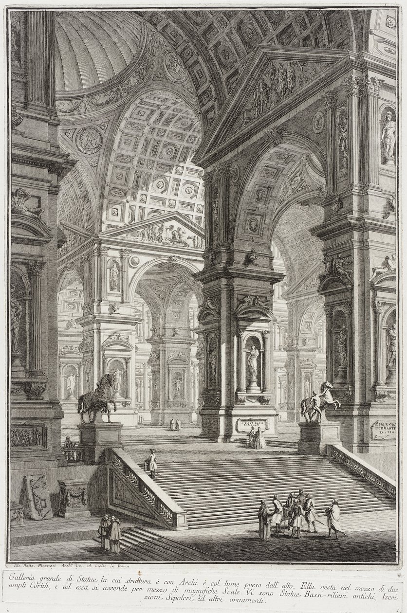 Galerie de sculptures - Giovanni Battista Piranesi