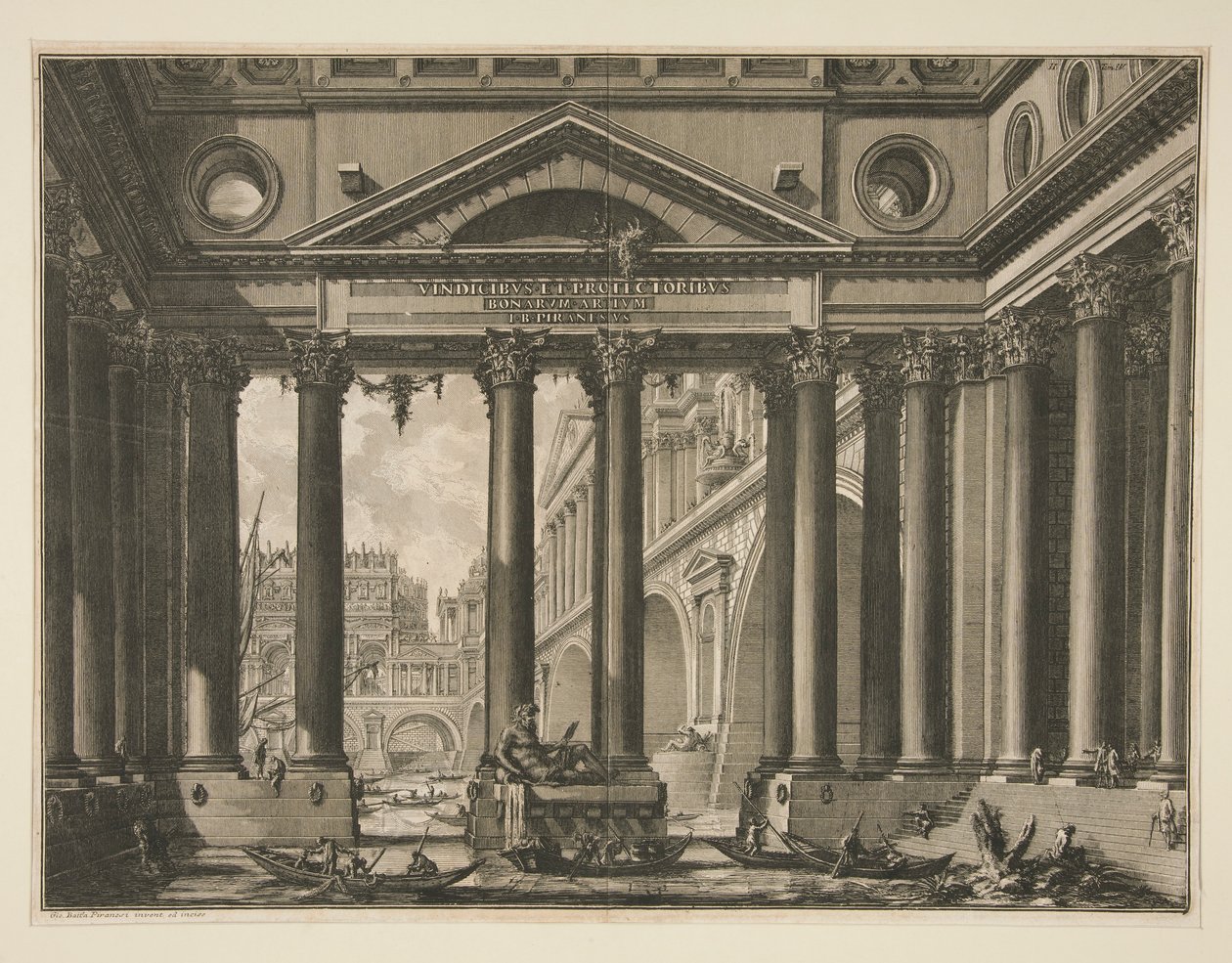Deuxième frontispice du volume IV de Le Antichità Romane - Giovanni Battista Piranesi