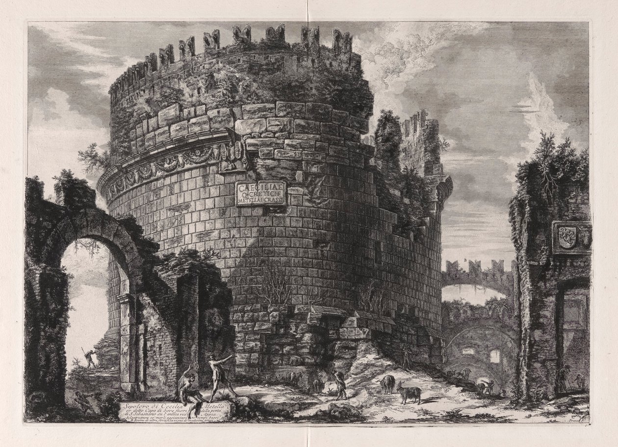 Sépulcre de Cécilia Metella - Giovanni Battista Piranesi