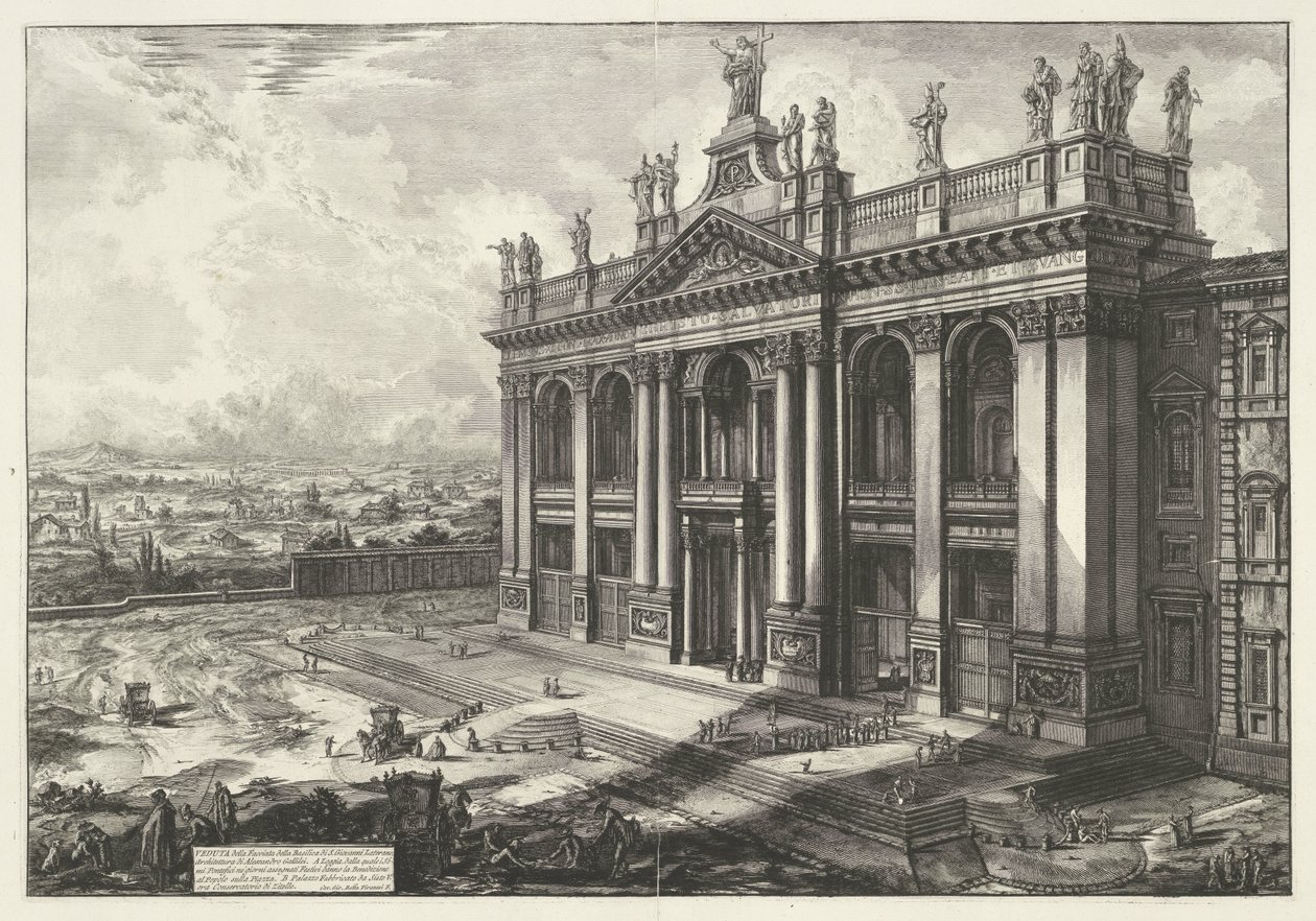 Saint-Jean-de-Latran à Rome - Giovanni Battista Piranesi