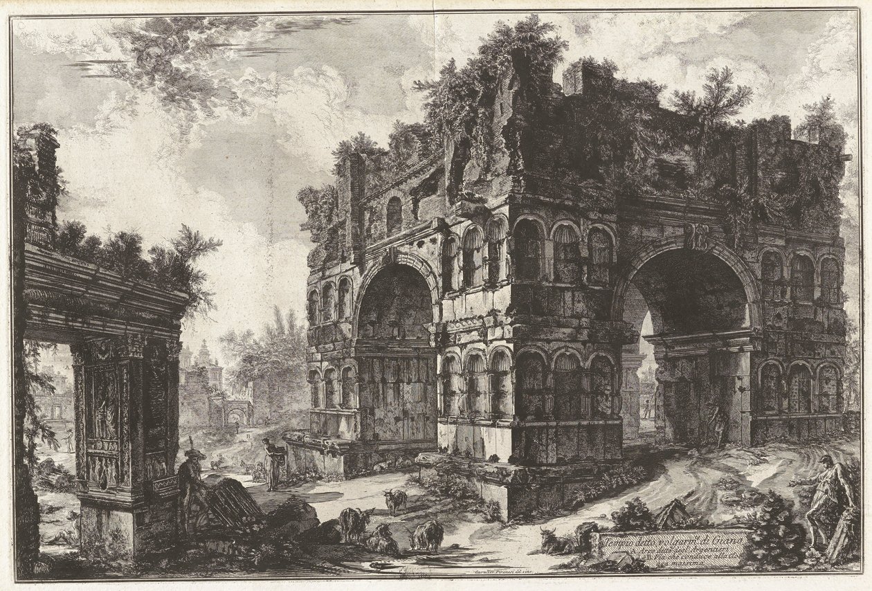 Temple dit vulgairement de Janus - Giovanni Battista Piranesi