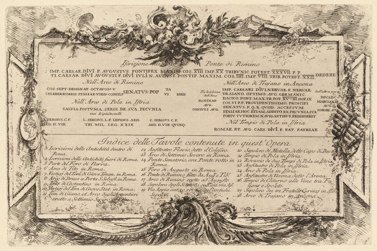 Page de texte - Giovanni-Battista Piranesi