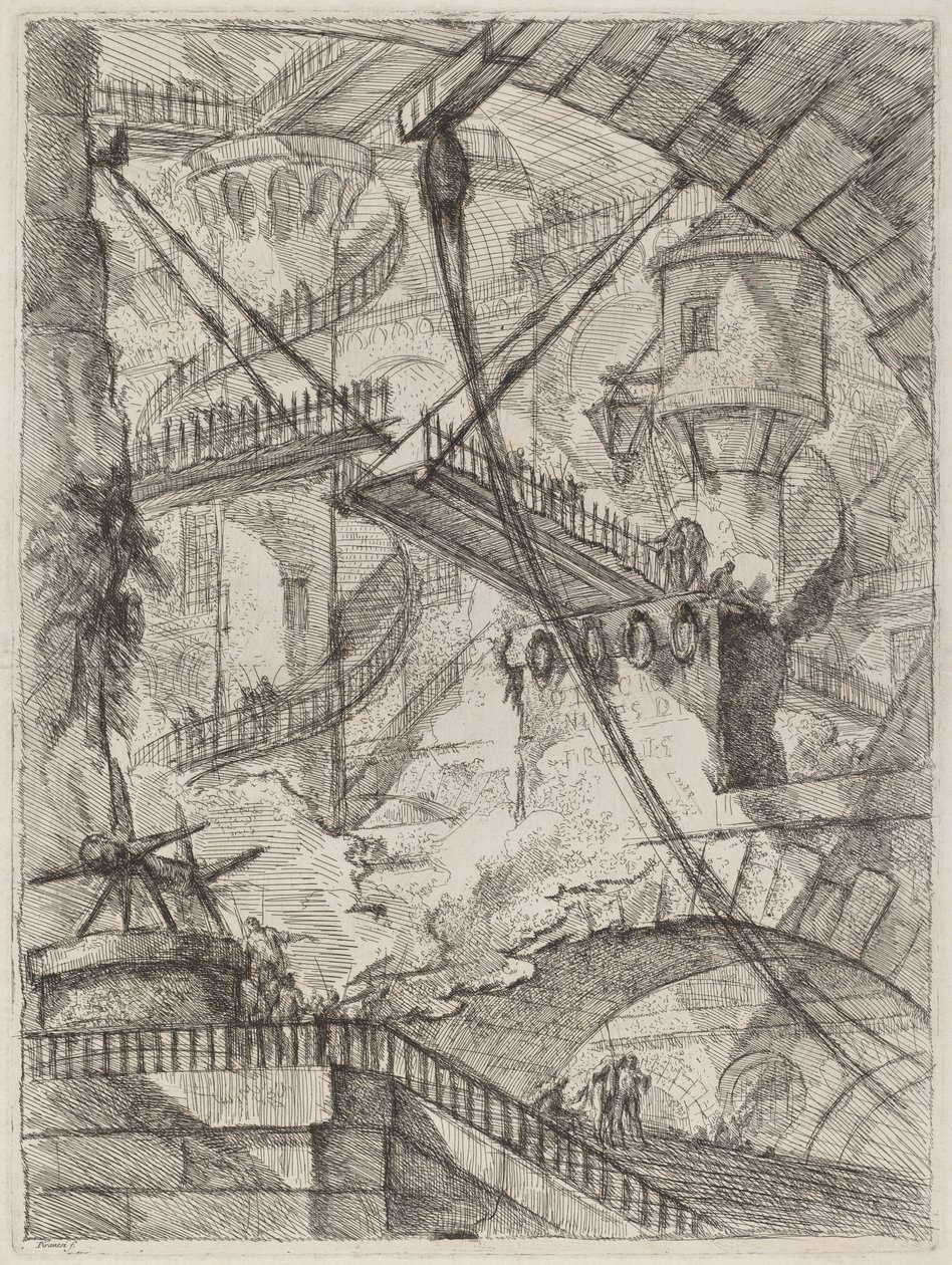 Le Pont-levis - Giovanni Battista Piranesi